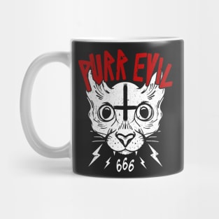 PURR EVIL - SATANIC CAT - OCCULT CAT - FUNNY CAT OCCULT Mug